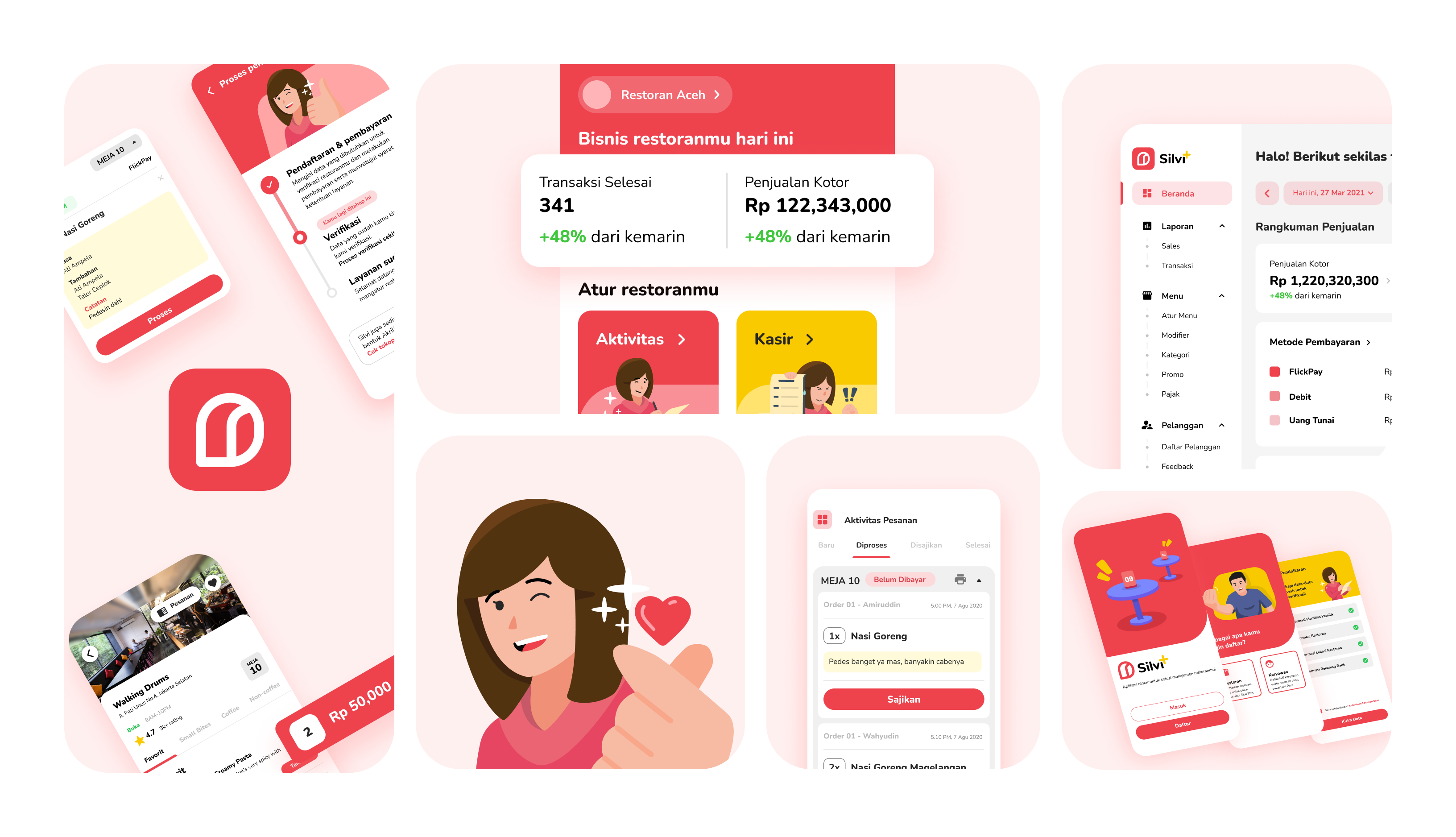 Silvi — POS and contactless dining web-app